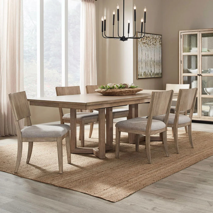 Proximity Place - Double Pedestal Table Set