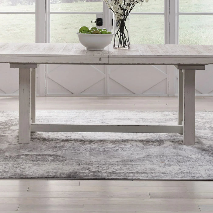 Backroads - Trestle Table Base - White