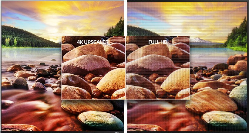 Pictured: What a full array TV with local dimming may look like.