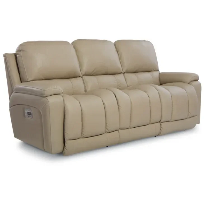 Greyson Casual Power Reclining Sofa w/ Headrest & Lumbar by La-Z-Boy
