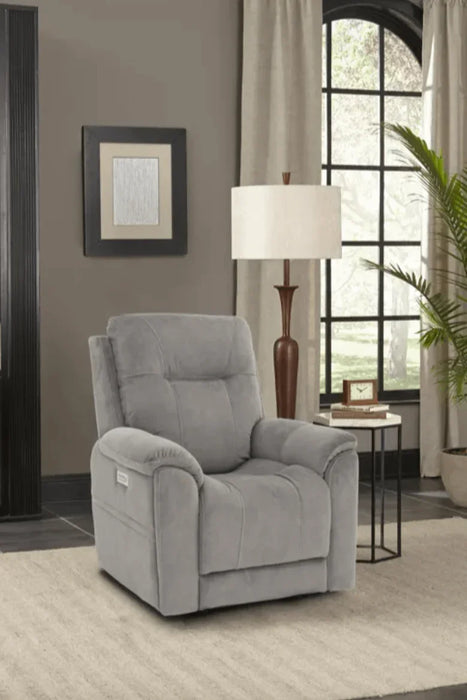 Triple Power Recliner - Arula Elephant by Warehouse M