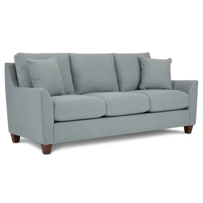 Noah Contemporary Upholstered Sofa with Tapered Wood Leg by La-Z-Boy