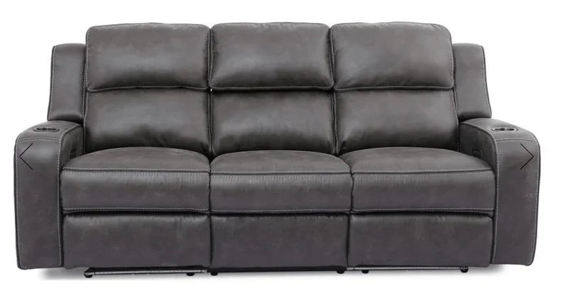 Power Headrest Reclining Sofa with Drop Down Table and Lights by Warehouse M