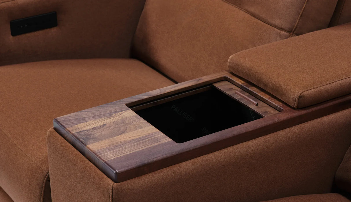 Reece Triple Power Reclining Loveseat w/ Console by Palliser