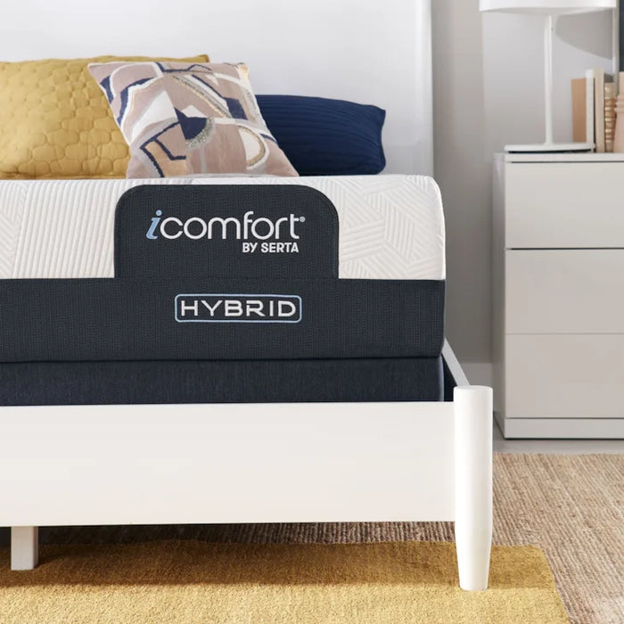 Front view of Serta CF1000 12" Medium Hybrid Mattress | Assembled In the USA