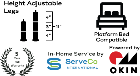 SF500 Adjustable Base by SmartFlex