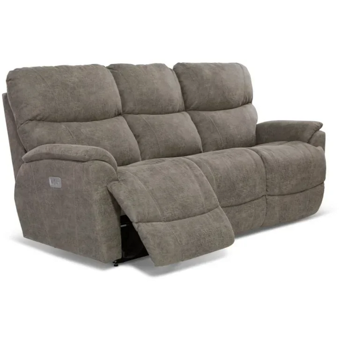 Trouper Power Reclining Sofa w/ Headrest Lumbar by La-Z-Boy