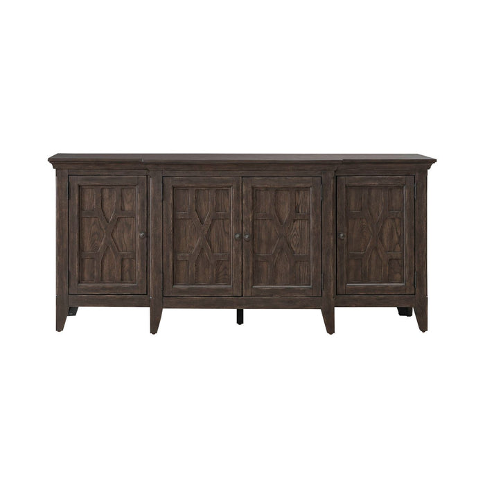 Paradise Valley - 76" TV Console - Dark Brown