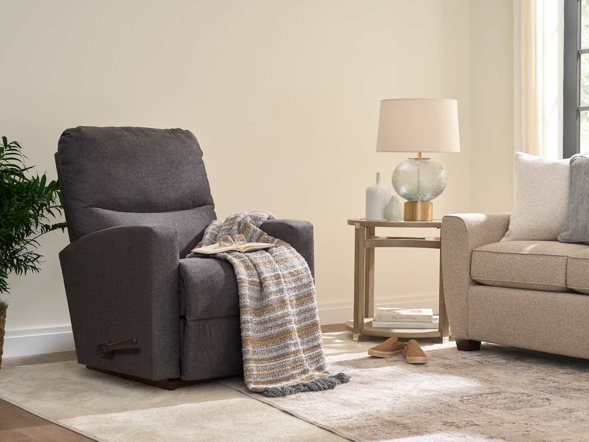 La-Z-Boy Sherman Rocking Recliner 010725 manufacturer feature view