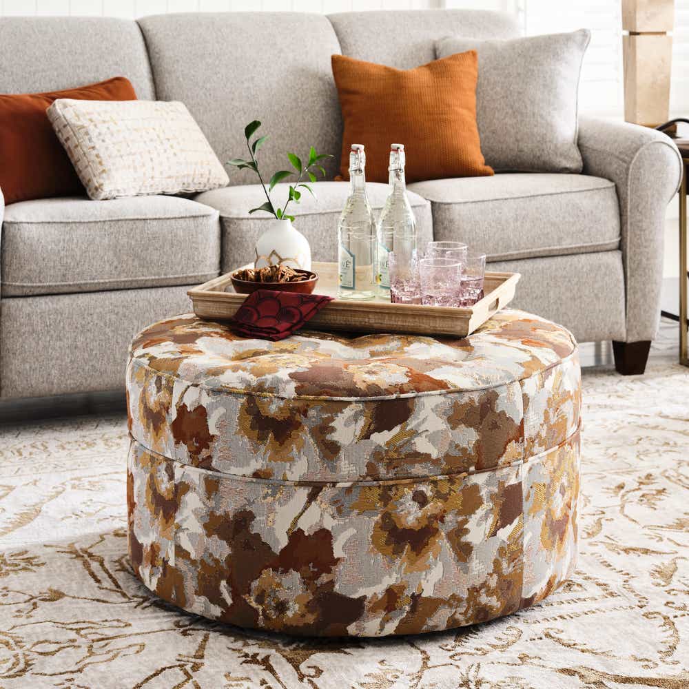 La-Z-Boy Roundabout Ottoman 024225 alternate manufacturer view