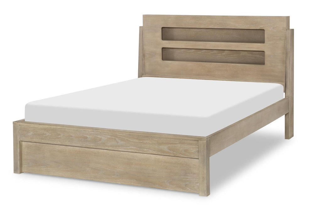 District - Panel Footboard Twin - Weathered Oak