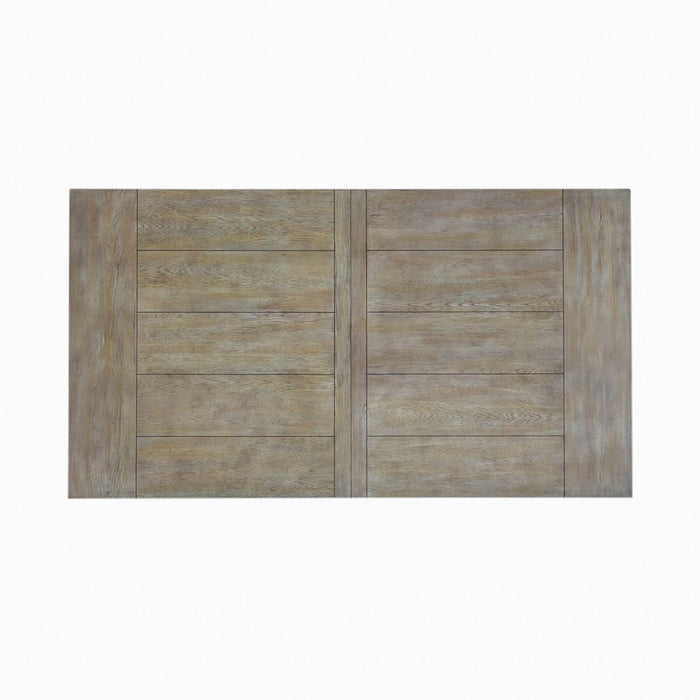 Whitney - Trestle Table Top - Antique Linen / Weathered Gray