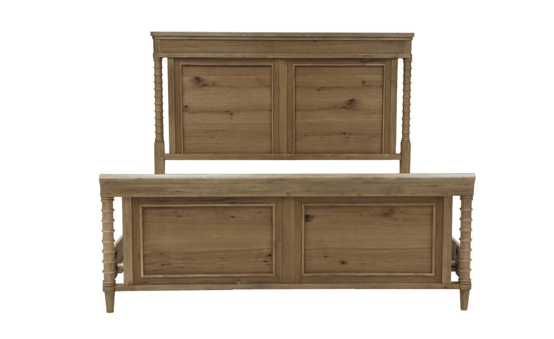 Seraphina - King Panel Footboard - Sunlit Oak