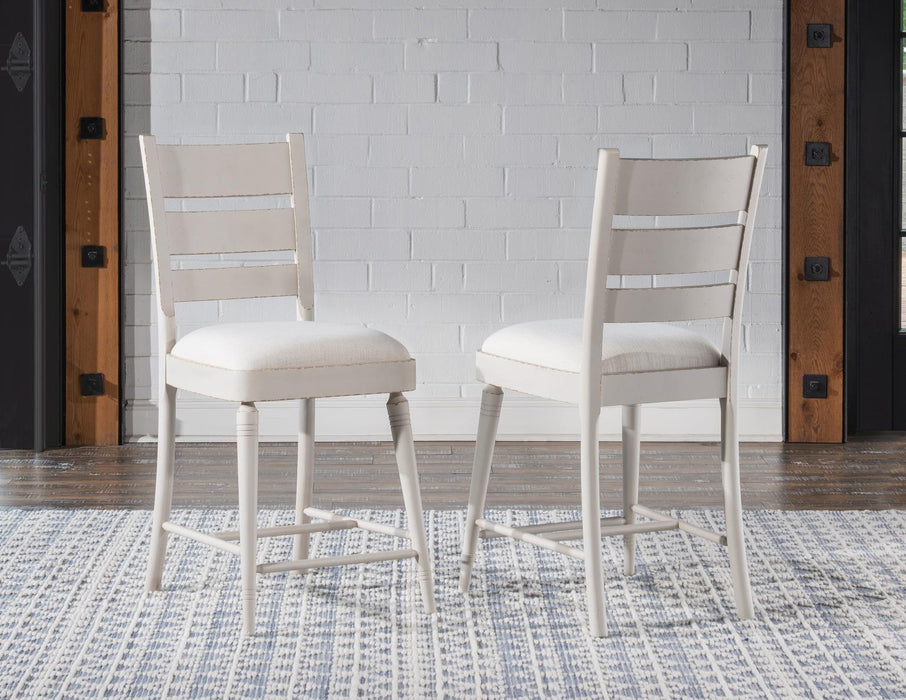 Lake House - Ladder Back Counter Height Stool (Set of 2)
