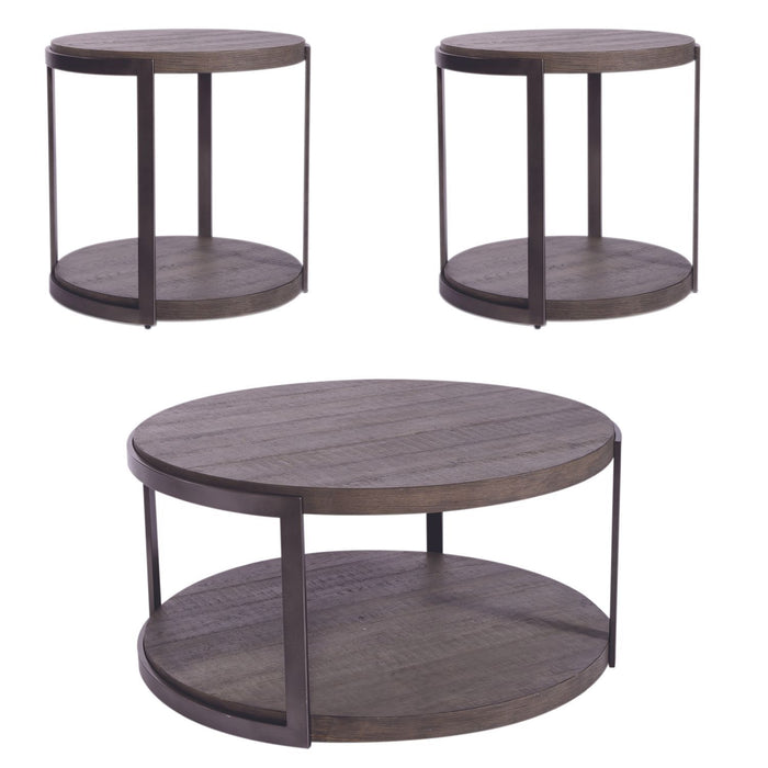 Modern View - 3 Piece Table Set - Dark Gray