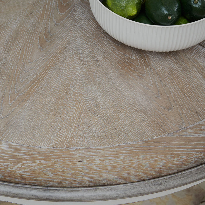 Magnolia Manor - Pedestal Table Top - White
