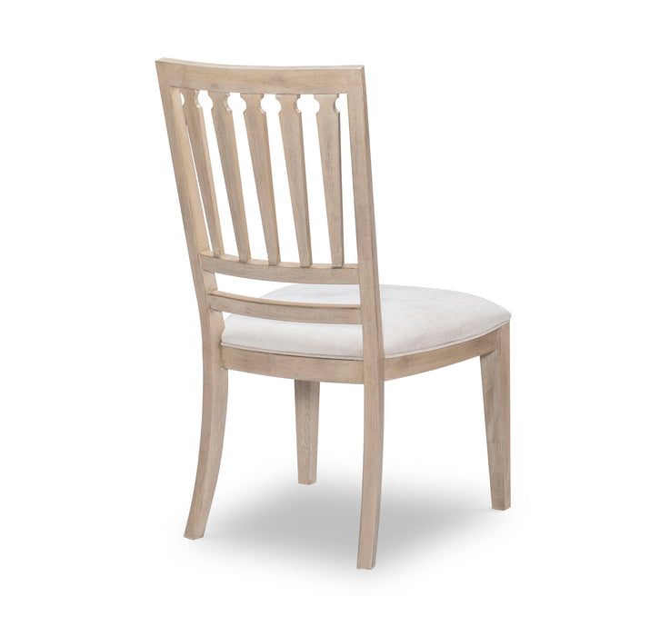 Edgewater - Slat Back Side Chair (Set of 2) - Light Brown