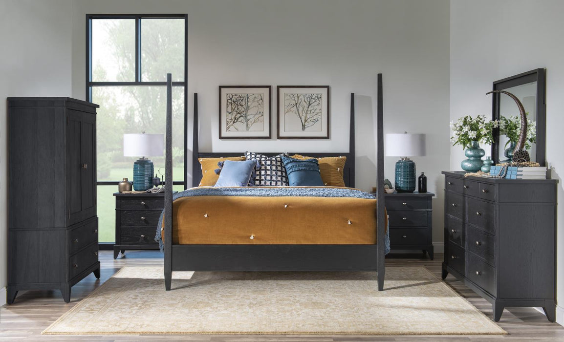 Today's Traditions - Panel Headboard King - Blacksmith