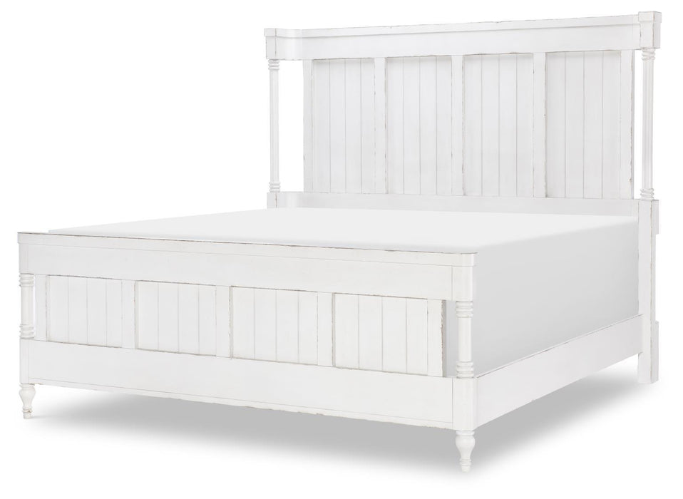 Vintage Market - Shelter Headboard Full - White