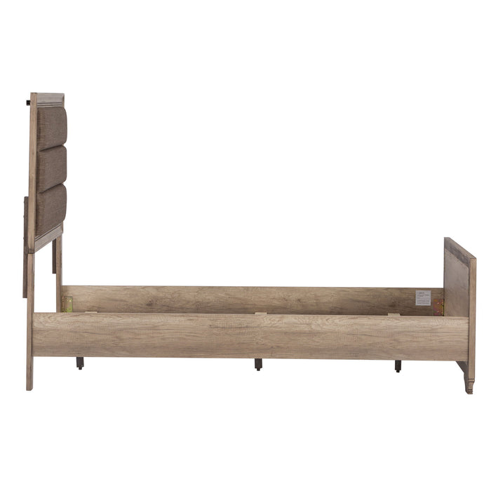 Sun Valley - Full Upholstered Headboard & Footboard - Light Brown