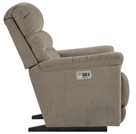 La-Z-Boy Joshua 10U502 power rocking recliner with headrest, side dimensions