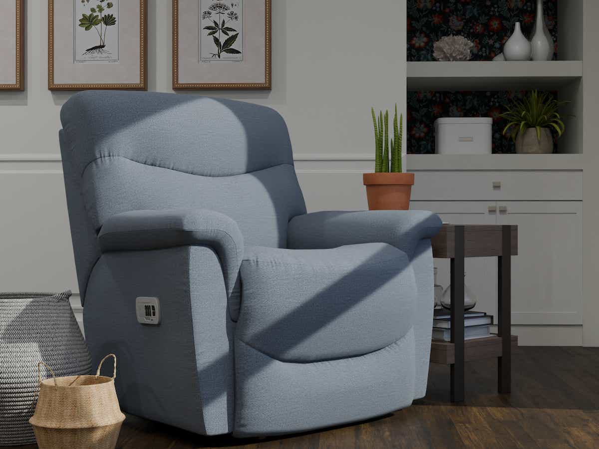 La-Z-Boy James 10U521 power rocking recliner with headrest, exact-model feature view