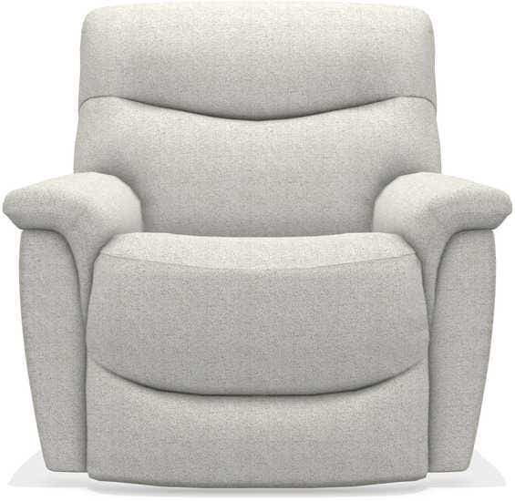 La-Z-Boy James 10U521 power rocking recliner with headrest, front dimensions