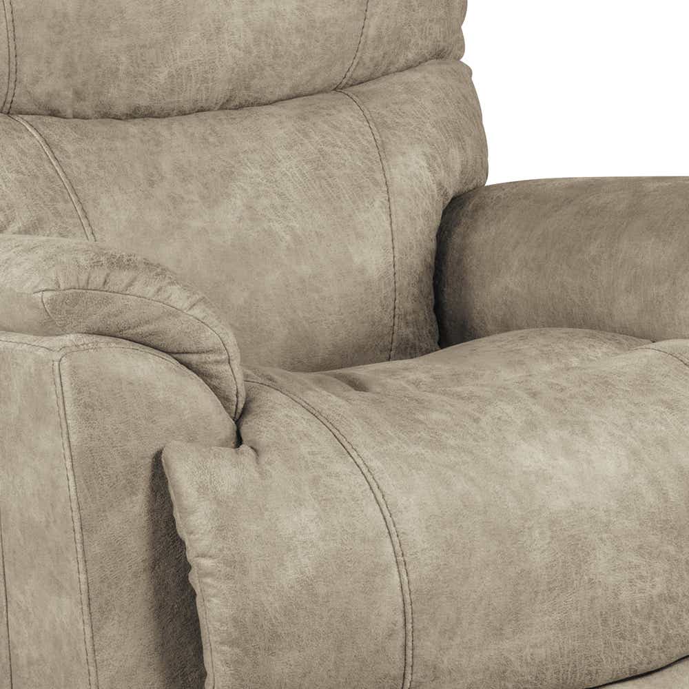 Trouper Power Rocking Recliner w/ Headrest Lumbar — Antique — D212432 view 5