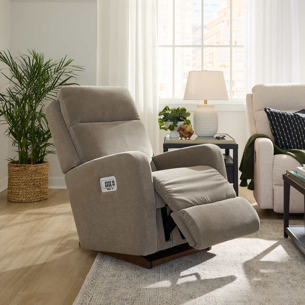 Finley Power Rocking Recliner with Headrest and Lumbar - additional manufacturer view 4