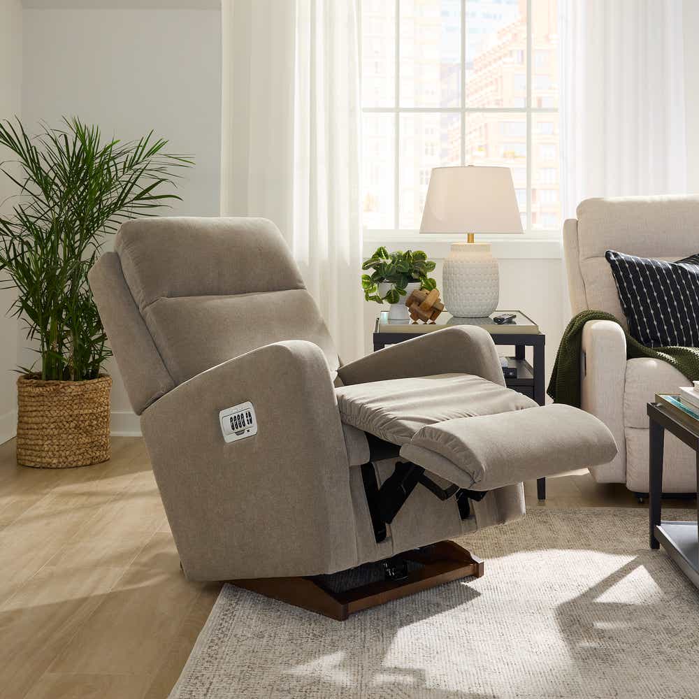 Finley Power Rocking Recliner with Headrest and Lumbar - additional manufacturer view 5