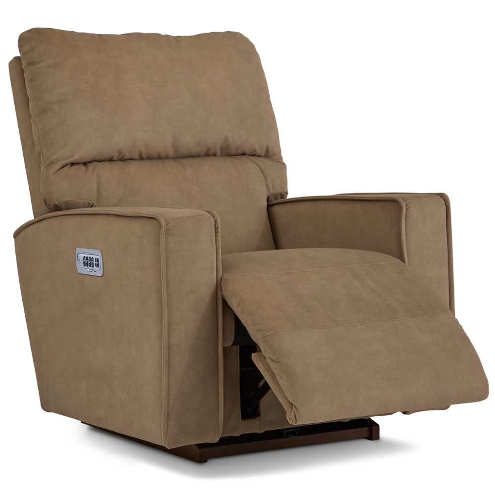 Maddox Power Rocking Recliner reclined view