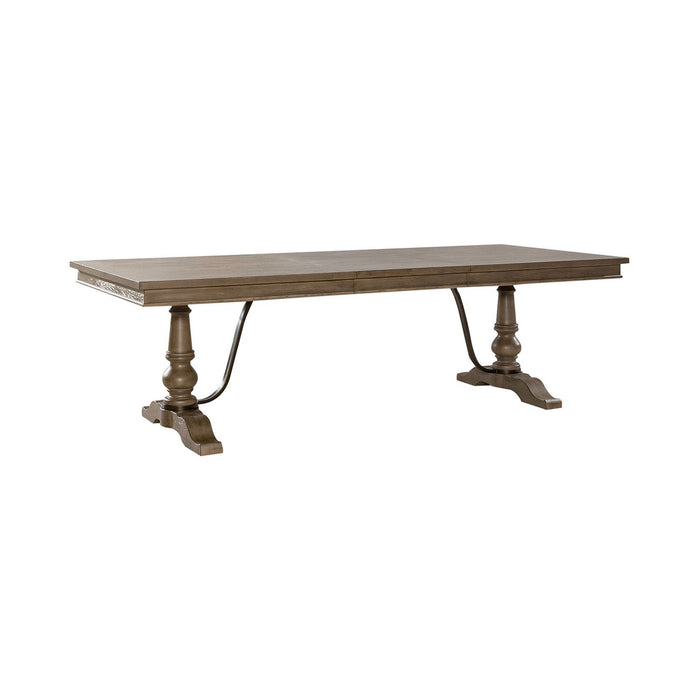 Americana Farmhouse - Trestle Table Top - Light Brown