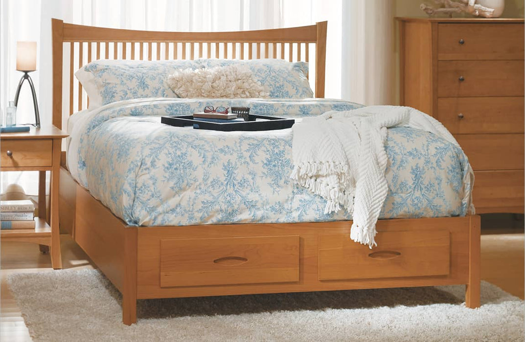 Colchester Spindle Bed with Low Footboard by 802 Furniture