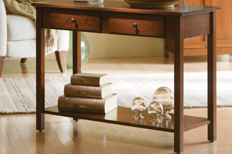 2-Drawer Sofa Table by 802 Furniture