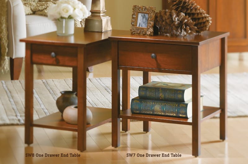 1-Drawer End Table by 802 Furniture