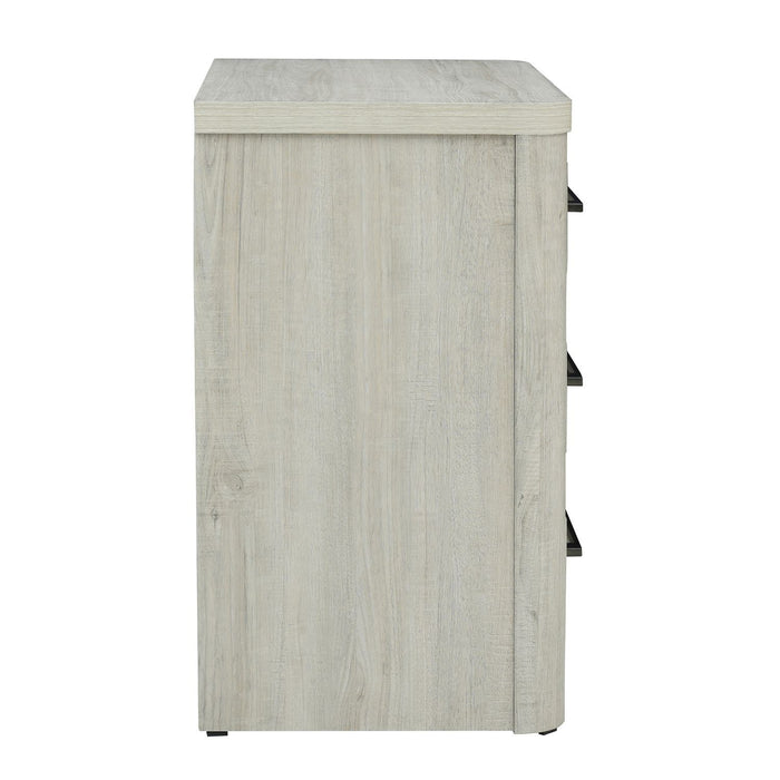 Modern Play - Nightstand With Charging Station - White