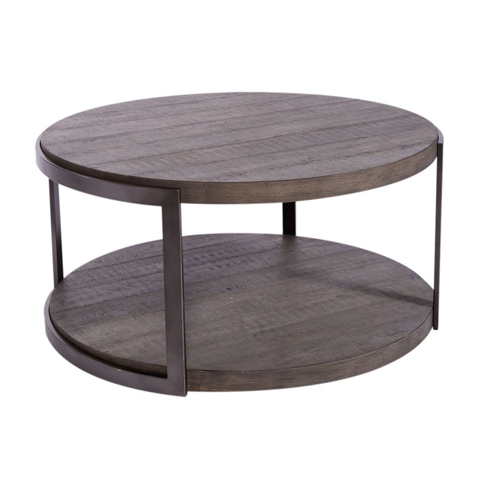 Modern View - Round Cocktail Table Top - Dark Gray