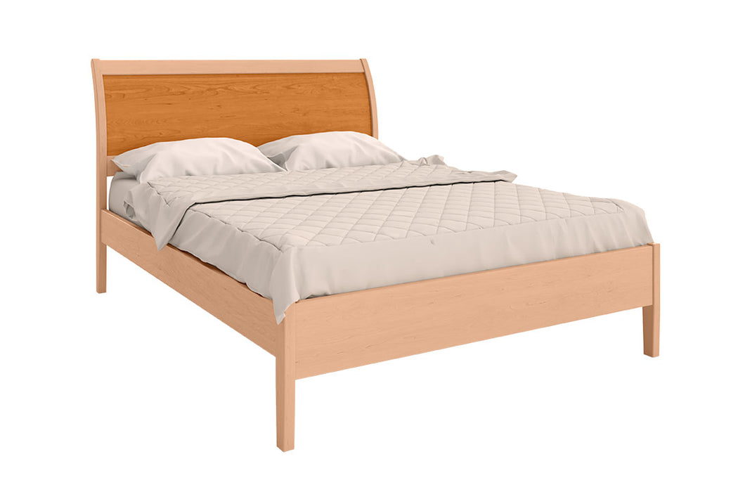 Burlington Sleigh Bed with Low Footboard by 802 Furniture