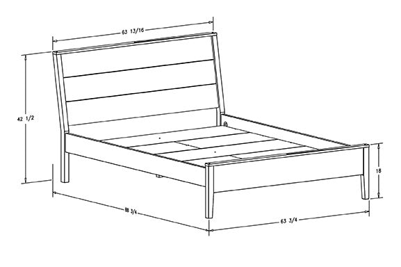 Middlebury Panel Bed by 802 Furniture