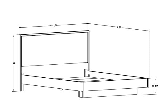 Swanton Floating Platform Bed by 802 Furniture