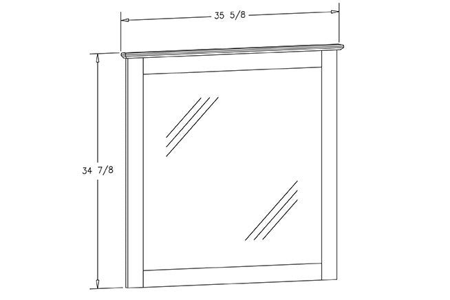 Winooski Mirror by 802 Furniture