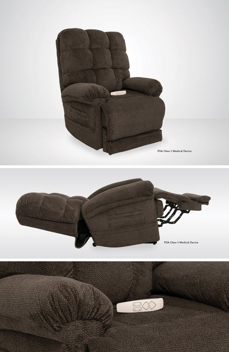 Mega Motion Angus Fabric  iNFI POCO Infinite Position Power Lift Recliner