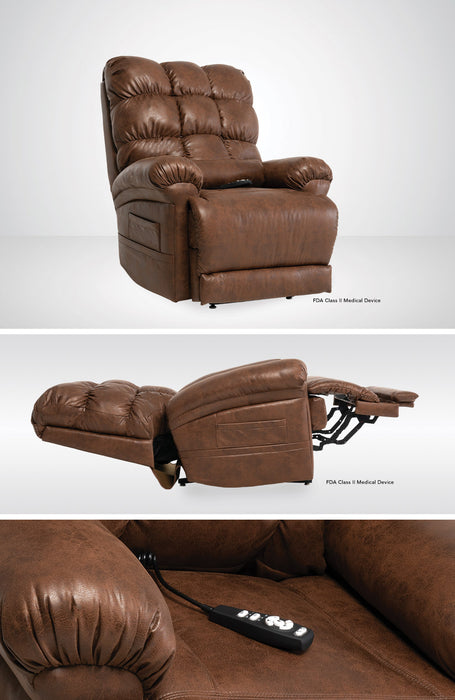 Mega Motion Watford Fabric iNFI POCO Infinite Position Power Lift Recliner