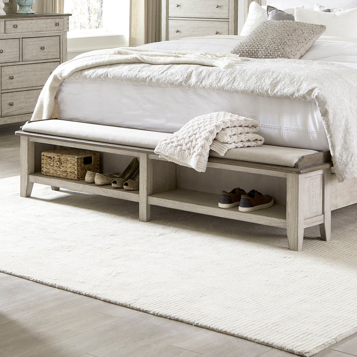 Ivy Hollow - King Panel Footboard - White