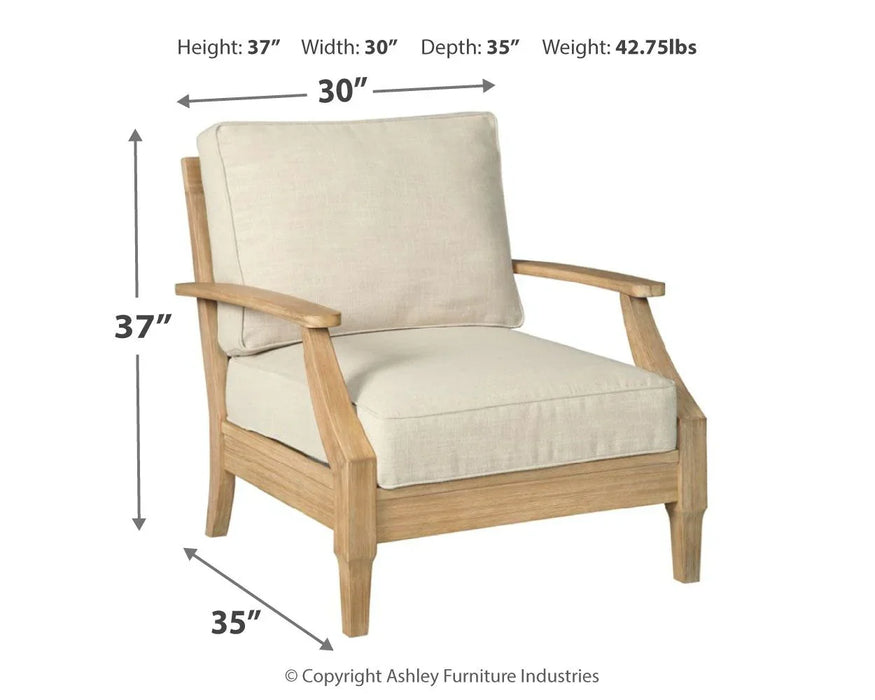 Clare View - Beige - Lounge Chair w/Cushion