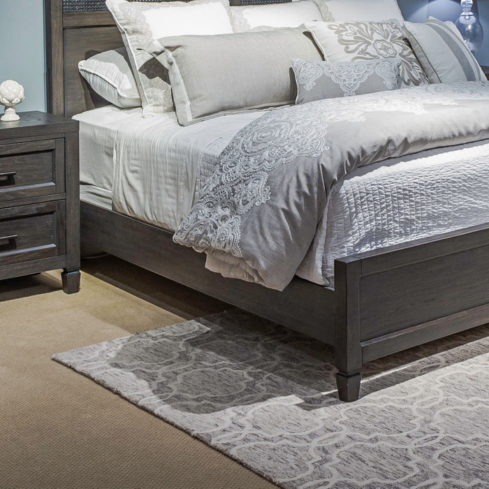 Caruso Heights - Panel Bed Rails - Aged Whiskey