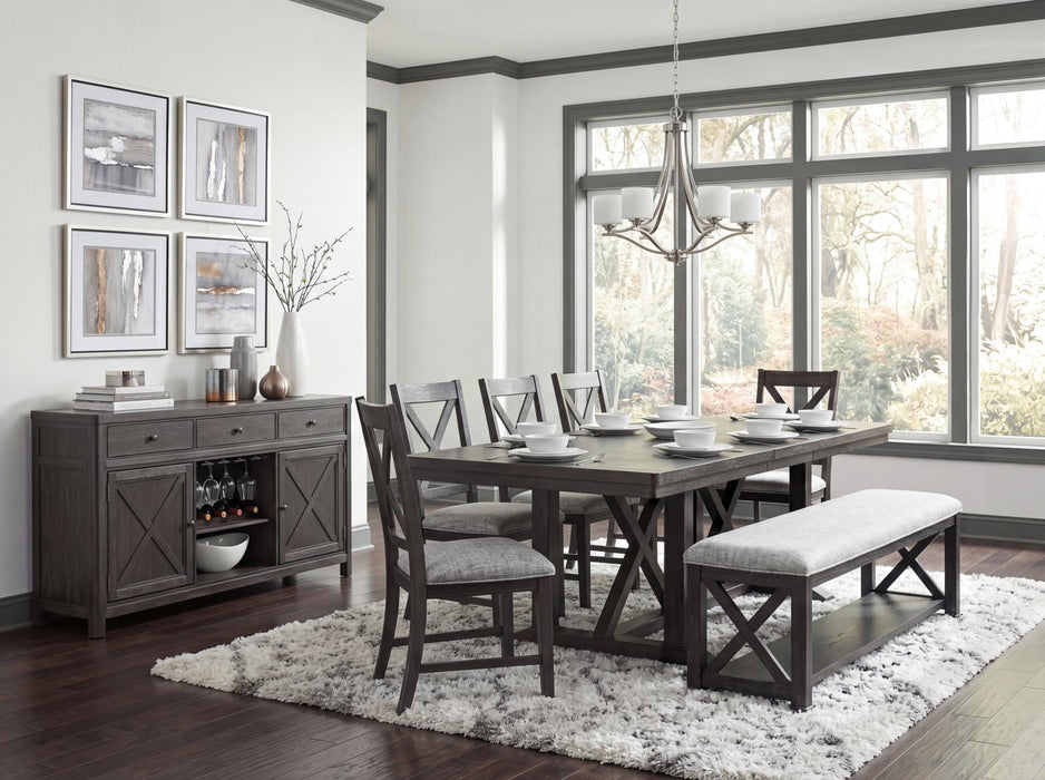 Briarwood - Upholstered Dining Bench - Sable