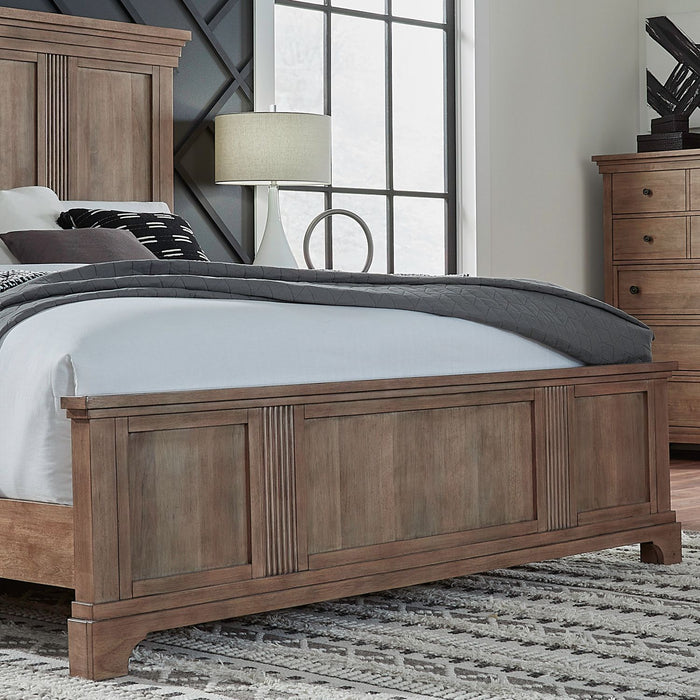 Haven Hills - King Panel Footboard - Camel Beige