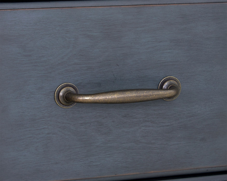 Americana - Queen Storage Footboard - Corduroy Blue