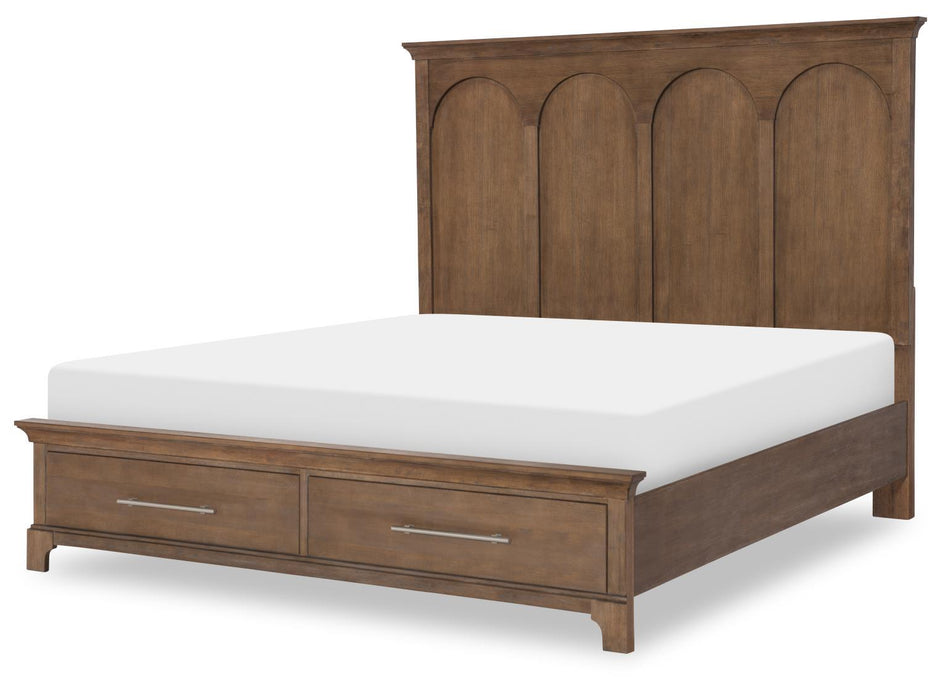 Harmony - Queen Storage Footboard - Light Brown